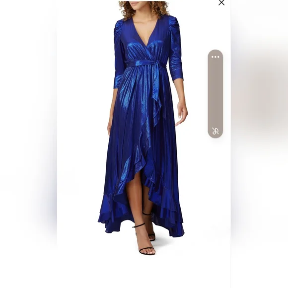 Retrofete | Dresses | Retrofete Blue Royal Long Dress Sz S | Poshmark